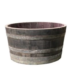 Holz-Weinfasskübel, Rund, Braun -Pflanzenwelt Verkauf 1710680 WE FS 001 WeinfassKuebelEiche