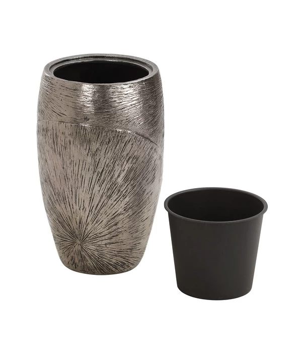 Dehner Polystone-Topf Moskau, Rund, Anthrazit, Ca. Ø45/H73 Cm 4 Dehner Polystone-Topf Moskau, Rund, Anthrazit, Ca. Ø45/H73 Cm – Bild 2