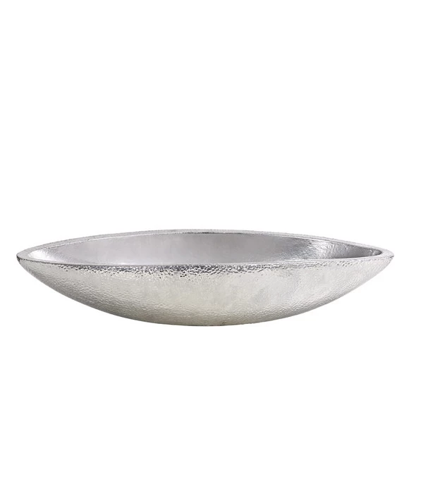 Dehner Keramik-Jardiniere Rosella, Oval, Silber, Ca. B50/H11/T17 Cm 3 Dehner Keramik-Jardiniere Rosella, Oval, Silber, Ca. B50/H11/T17 Cm
