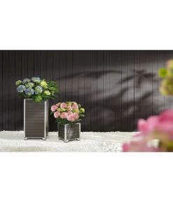 Dehner WPC-Topf Inkl. Kunststoff-Einsatz, Anthrazit -Pflanzenwelt Verkauf 3220589 3220985 WE MO 001 DehnerPolystone PflanztopfinklKunststoff EinsatzanthrazitBlumenkuebel