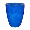 Keramik-Topf Delphi, Rund, Blau Glasiert 1 Keramik-Topf Delphi, Rund, Blau Glasiert -Pflanzenwelt Verkauf 3312428 BildFS 001 DehnerKeramikTopfKerTopfBlau25CmEinzel