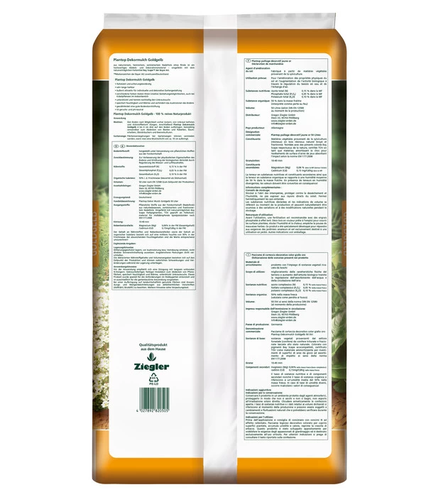 Ziegler Plantop Rindendekor Gelb, 50 L 4 Ziegler Plantop Rindendekor Gelb, 50 L – Bild 2