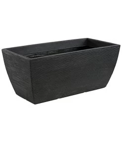 Kunststoff-Pflanzkasten Rille, Ca. B80/H34/T40 Cm, Anthrazit