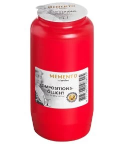 Bolsius Grab-Kompositions-Öllicht Nr 5, Ca. Ø6,7/H14 Cm