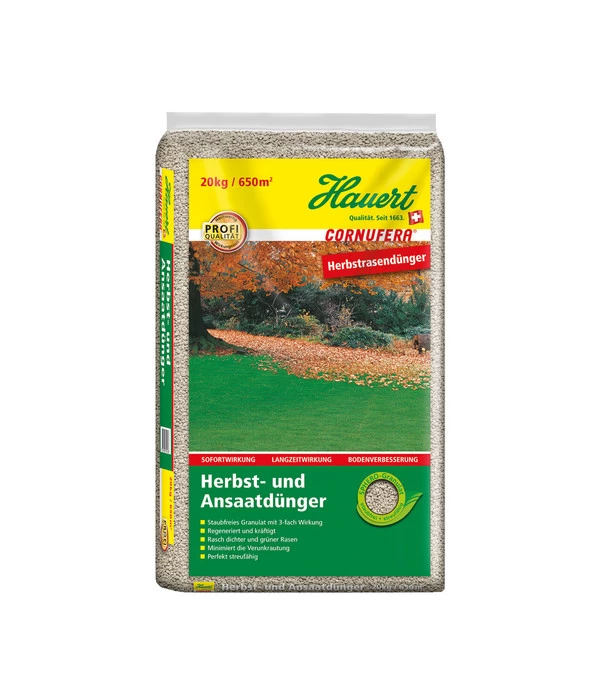 Hauert 20 Kg Cornufera Herbst- & Ansaatdünger 3 Hauert 20 Kg Cornufera Herbst- & Ansaatdünger