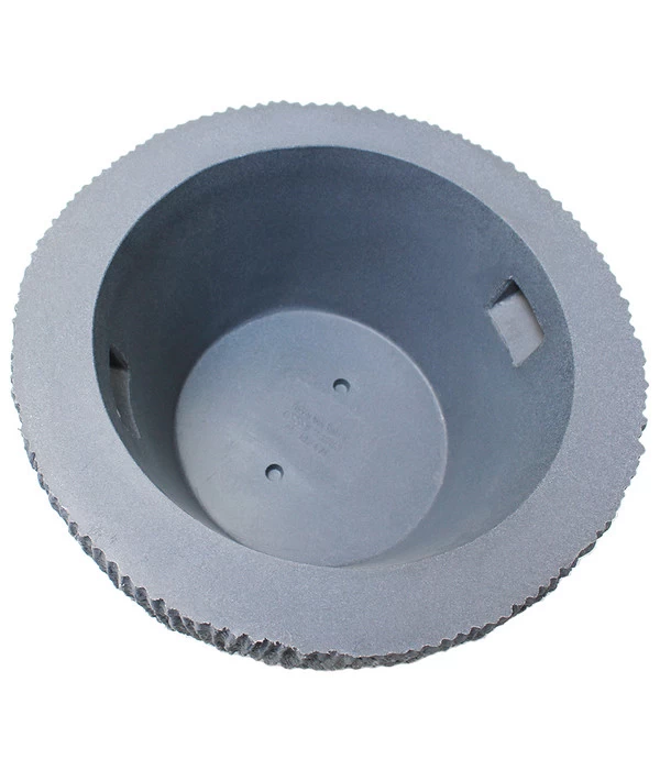 Roto Kunststoff-Blumentopf Samba, Konisch, Ø 62 Cm, Grau 4 Roto Kunststoff-Blumentopf Samba, Konisch, Ø 62 Cm, Grau – Bild 2