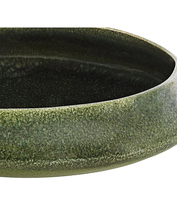 Dehner Keramik-Schale Linn, Rund, Dunkelgrün, Ca. Ø34 Cm 5 Dehner Keramik-Schale Linn, Rund, Dunkelgrün, Ca. Ø34 Cm – Bild 3