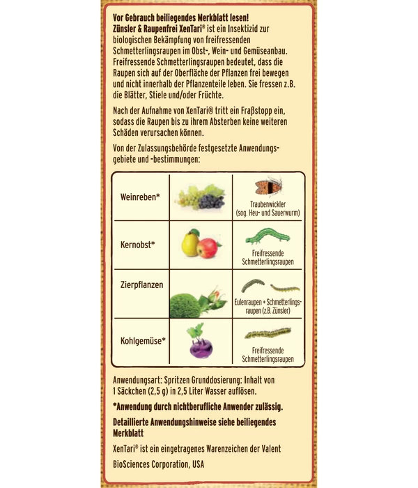 Substral® Naturen® Bio Zünsler & Raupenfrei XenTari®, 20 G 5 Substral® Naturen® Bio Zünsler & Raupenfrei XenTari®, 20 G – Bild 3