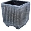 Roto Kunststoff-Pflanztopf Twist, Quadratisch, Grau, Ca. B36,5/H40/T36,5 Cm 2 Roto Kunststoff-Pflanztopf Twist, Quadratisch, Grau, Ca. B36,5/H40/T36,5 Cm -Pflanzenwelt Verkauf 4146825 WE FS 001 RotoTopfTwistQuadratisch