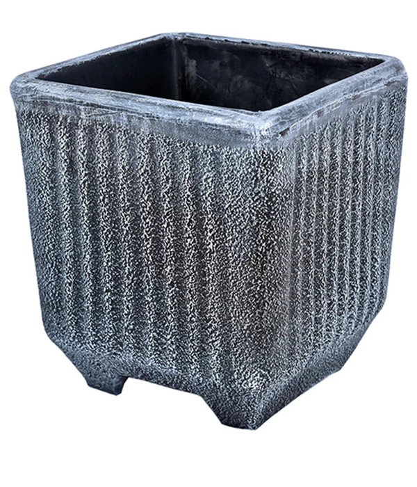 Roto Kunststoff-Pflanztopf Twist, Quadratisch, Grau, Ca. B36,5/H40/T36,5 Cm 3 Roto Kunststoff-Pflanztopf Twist, Quadratisch, Grau, Ca. B36,5/H40/T36,5 Cm