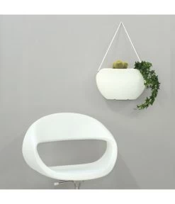 Farmet Kunststoff-Hängeampel Clio 8 Farmet Kunststoff-Hängeampel Clio -Pflanzenwelt Verkauf 4186680 WE MO 003 CLIObagmitSeil40x17x2450cmhochWEISS