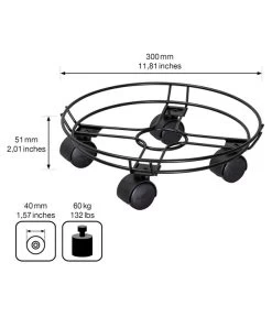 Wagner Pflanzenroller Draht, Ø 30 Cm, Schwarz 11 Wagner Pflanzenroller Draht, Ø 30 Cm, Schwarz -Pflanzenwelt Verkauf 4272662 WE BG 003 MULTIROLLERDRAHT
