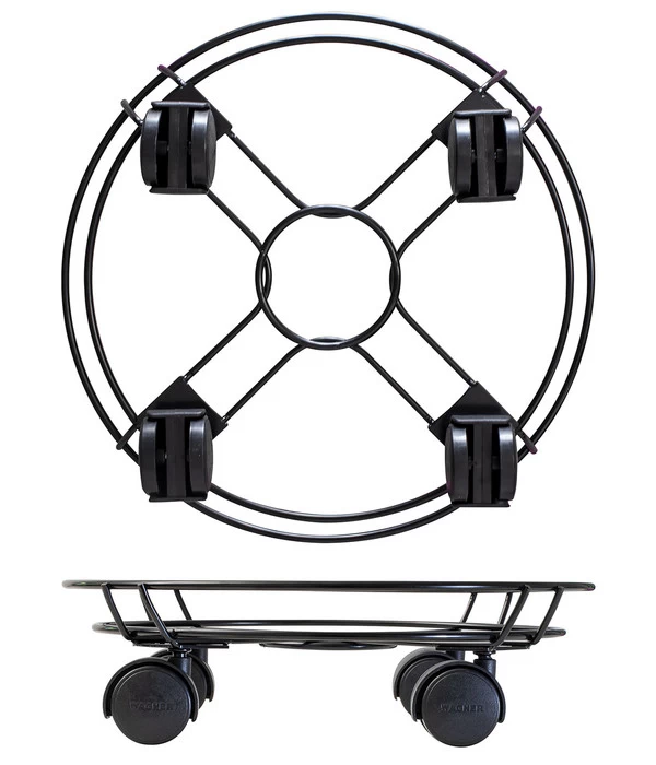 Wagner Pflanzenroller Draht, Ø 30 Cm, Schwarz 8 Wagner Pflanzenroller Draht, Ø 30 Cm, Schwarz – Bild 6