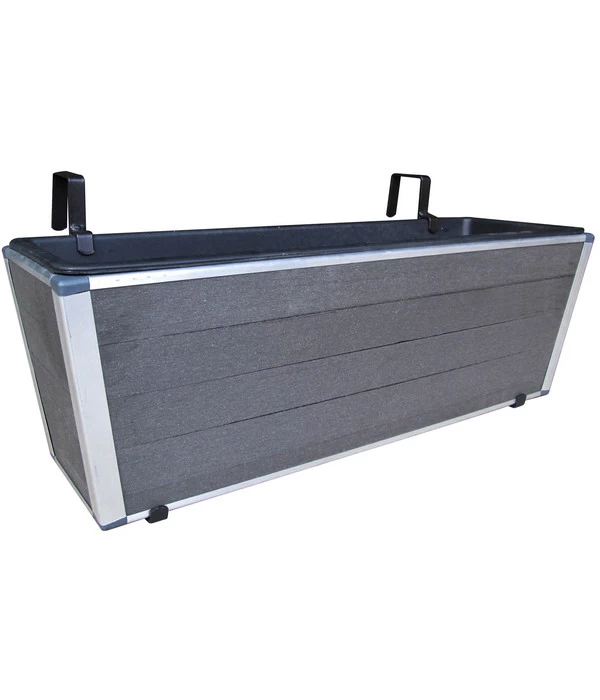 Dehner WPC-Balkonkasten, Ca. B60,5/H20,5/T19,5 Cm, Anthrazit 3 Dehner WPC-Balkonkasten, Ca. B60,5/H20,5/T19,5 Cm, Anthrazit