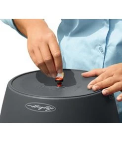 LECHUZA® CLASSICO Color, All-in-One-Set -Pflanzenwelt Verkauf 4309720 PR MO 011 ClassicoColorSchiefergrauMitSchraubeLechuza