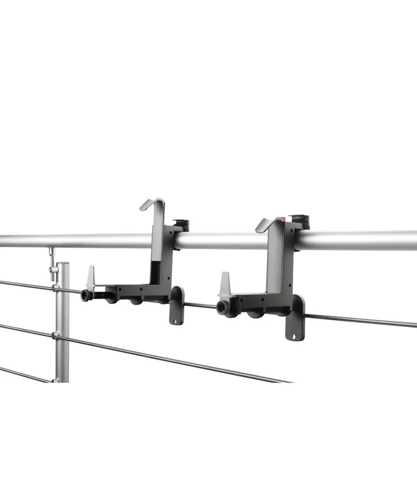 Dehner Kunststoff-Blumenkastenhalter, Anthrazit 3 Dehner Kunststoff-Blumenkastenhalter, Anthrazit