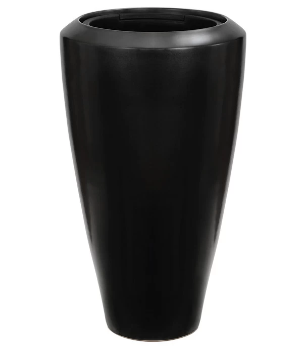 Dehner Keramik-Vase Lissabon Mit LECHUZA® Bewässerungssystem, Konisch 3 Dehner Keramik-Vase Lissabon Mit LECHUZA® Bewässerungssystem, Konisch