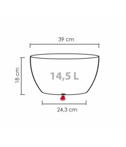 Scheurich Kunststoff-Topf Barceo Bowl, Rund, Ca. Ø39/H18 Cm 14 Scheurich Kunststoff-Topf Barceo Bowl, Rund, Ca. Ø39/H18 Cm -Pflanzenwelt Verkauf 4499190 WE BG 001 ScheurichSchaleBarceoBowl