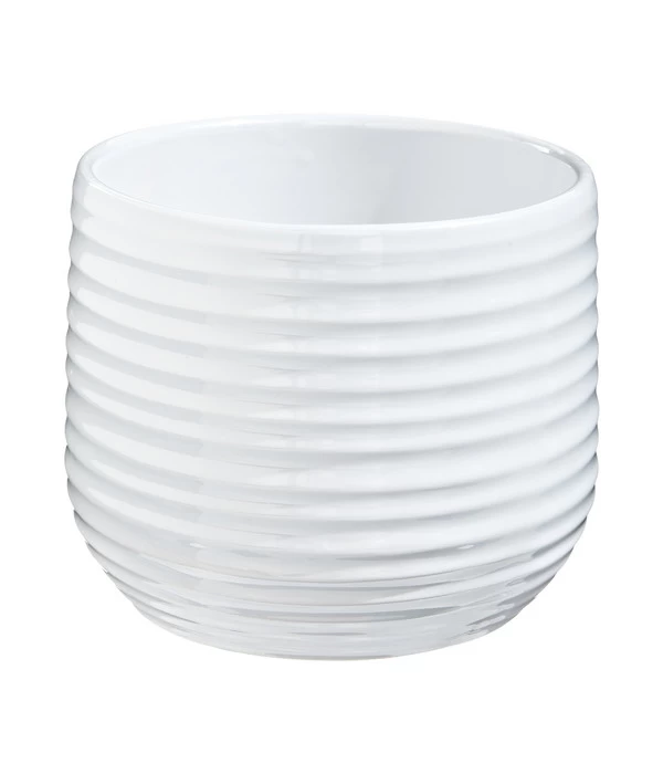 Dehner Keramik-Übertopf Lustrinado, Rund 3 Dehner Keramik-Übertopf Lustrinado, Rund