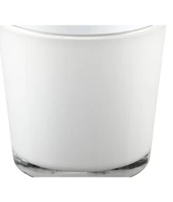 Dehner Glas-Übertopf Conner, Rund 7 Dehner Glas-Übertopf Conner, Rund -Pflanzenwelt Verkauf 5175898 BildDE 001 GlasUebertopfGlasTopfConnWeiss115