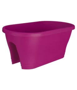 Elho Kunststoff-Relingkasten Für Den Balkon, Ca. B60/H24/T30 Cm