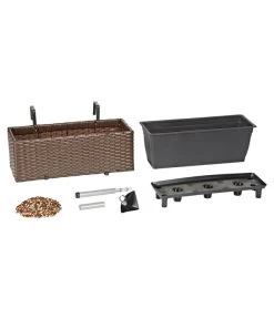 Dehner Kunststoff-Balkonkasten Florenz, Braun 7 Dehner Kunststoff-Balkonkasten Florenz, Braun -Pflanzenwelt Verkauf 5337845 BildD 002 PolyrattanBlumenkastenFlorenzKastenFlorenz50X19x20cm