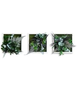 StyleGREEN Bilder-Set Im Dschungeldesign, Quadratisch, 3-teilig