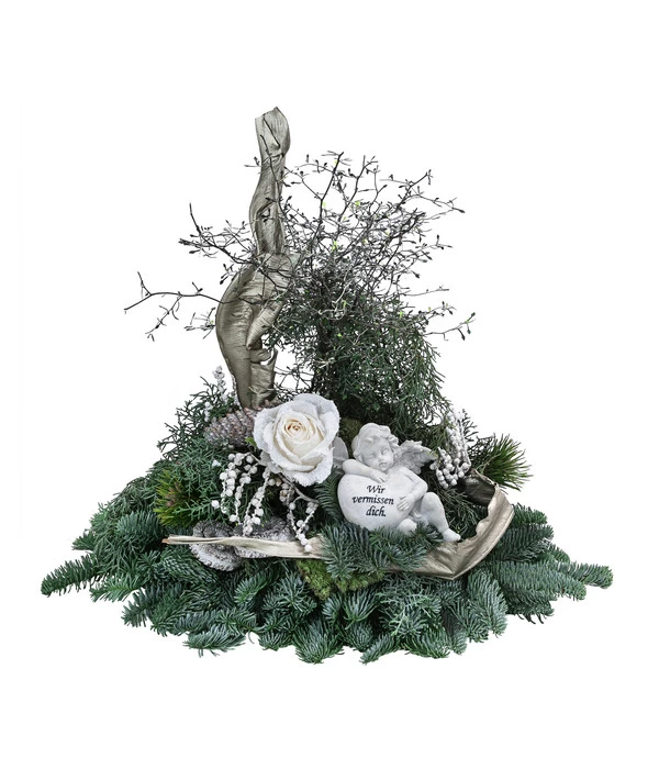 Grabgesteck Stille, Ca. B60/H55/T45 Cm 3 Grabgesteck Stille, Ca. B60/H55/T45 Cm