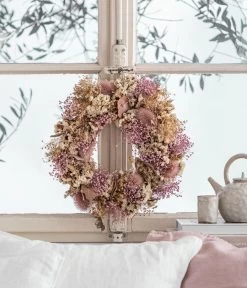 Dehner Kranz Pink Heart, Ca. Ø35 Cm -Pflanzenwelt Verkauf 6562367 WE MO 001 KranzPinkHeart35cm