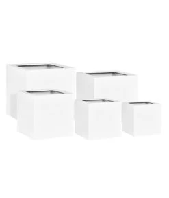 Fleur Ami Kunststoff-Topf New Tribeca, Quadratisch, Weiß -Pflanzenwelt Verkauf 6600035 WE DE 001 fleuramiKunststoffTopfTribecaBlockquadratisch