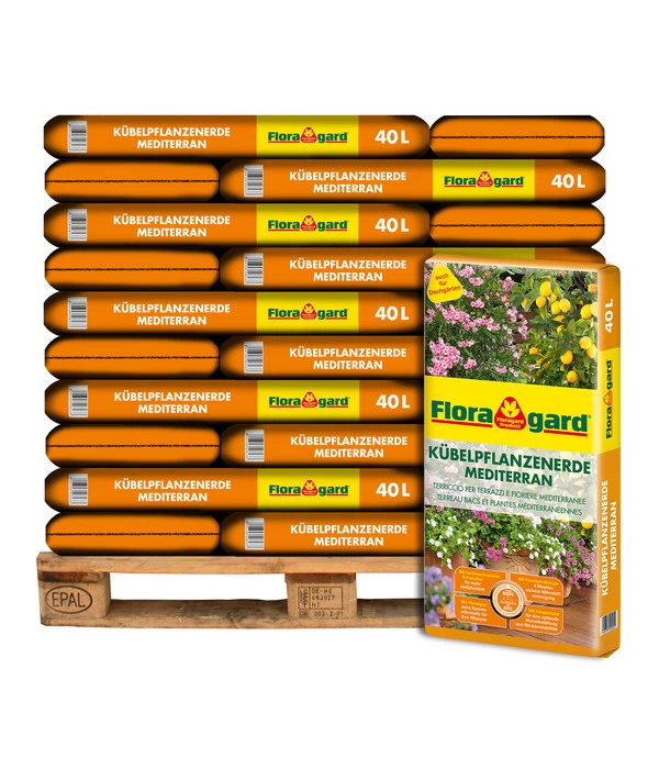 Floragard Kübelpflanzenerde Mediterran, 60 X 40 L 3 Floragard Kübelpflanzenerde Mediterran, 60 X 40 L