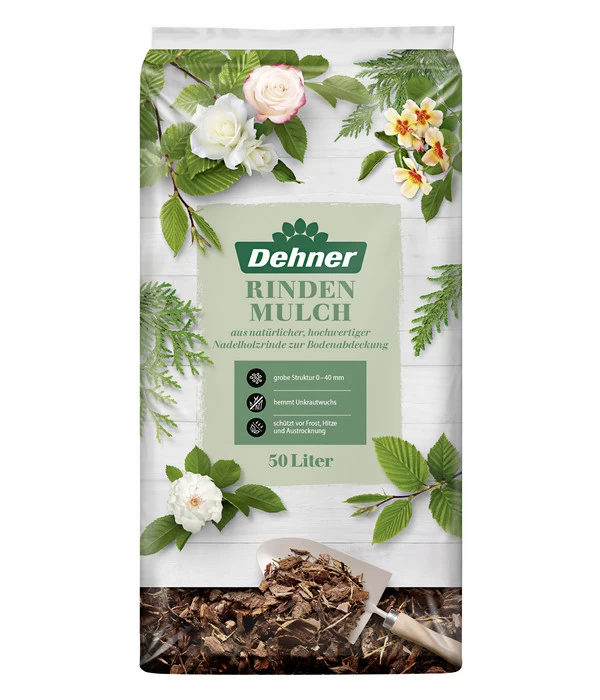 Dehner Rindenmulch Grob, 48 X 50 Liter 4 Dehner Rindenmulch Grob, 48 X 50 Liter – Bild 2