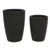 Farmet Kunststoff-Topf-Set Hydra, Konisch, Anthrazit, 2-teilig 2 Farmet Kunststoff-Topf-Set Hydra, Konisch, Anthrazit, 2-teilig -Pflanzenwelt Verkauf 6657365 WE FS 001 FarmetNewHydraTopfset