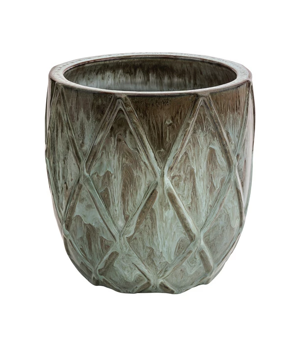 Dehner Keramik-Topf Rombus 3 Dehner Keramik-Topf Rombus