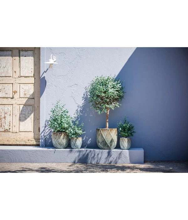 Dehner Keramik-Topf Rombus 4 Dehner Keramik-Topf Rombus – Bild 2