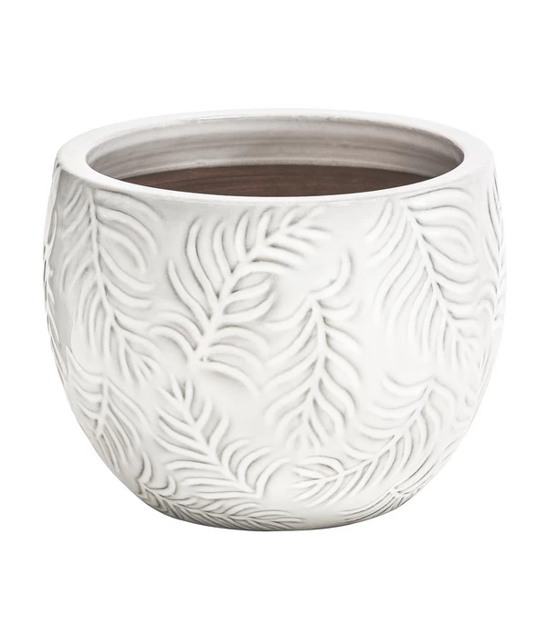 Dehner Keramik-Topf Leaf 3 Dehner Keramik-Topf Leaf