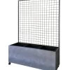 Dehner Leichtbeton-Kasten Mit Spalier Und Rollen, Ca. B100/H142/T37 Cm, Grau 2 Dehner Leichtbeton-Kasten Mit Spalier Und Rollen, Ca. B100/H142/T37 Cm, Grau -Pflanzenwelt Verkauf 6728448 WE FS 001 DehnerLeichtbetonKastenmitSpalier