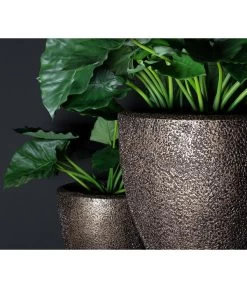 Fleur Ami Kunststoff-Topf Coral, Konisch, Bronze 12 Fleur Ami Kunststoff-Topf Coral, Konisch, Bronze -Pflanzenwelt Verkauf 6757801 WE MO 003 FleurAmiPflanzgefaessCoral