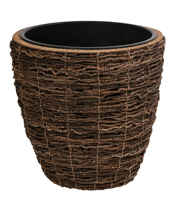 Dehner Holz-Korb Akira, Rund, Braun 3 Dehner Holz-Korb Akira, Rund, Braun