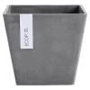 Ecopots Kunststoff-Topf Rotterdam, Quadratisch 2 Ecopots Kunststoff-Topf Rotterdam, Quadratisch -Pflanzenwelt Verkauf 6850531 6850564 6850580 6850622 WE FS 001 EcopotsKunststoffTopfRotterdamquadratischgrau