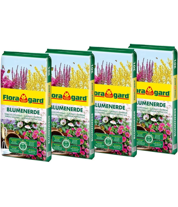 Floragard Blumenerde, 4 X 20 L 3 Floragard Blumenerde, 4 X 20 L