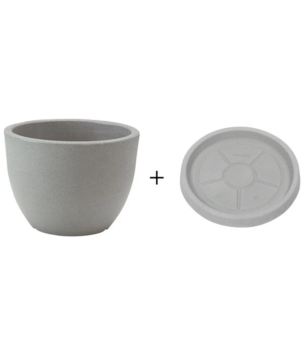Farmet New Kunststoff-Topf Orione, Rund, Inkl. Untersetzer 3 Farmet New Kunststoff-Topf Orione, Rund, Inkl. Untersetzer
