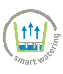 Scheurich Kunststoff-Topf Groove+, Rund, Ca. Ø28,5/H26 Cm -Pflanzenwelt Verkauf WE DE 005 ScheurichIconSmartWatering