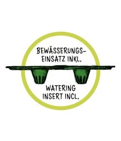 Scheurich Kunststoff-Topf Groove+, Rund, Ca. Ø28,5/H26 Cm 12 Scheurich Kunststoff-Topf Groove+, Rund, Ca. Ø28,5/H26 Cm -Pflanzenwelt Verkauf WE DE 016 ScheurichBewaesserungseinsatz